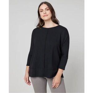 SPANX | Perfect Length Black Crewneck Sweatshirt, Medium